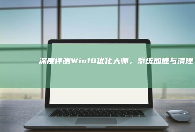 深度评测：Win10优化大师，系统加速与清理的真正实力派？